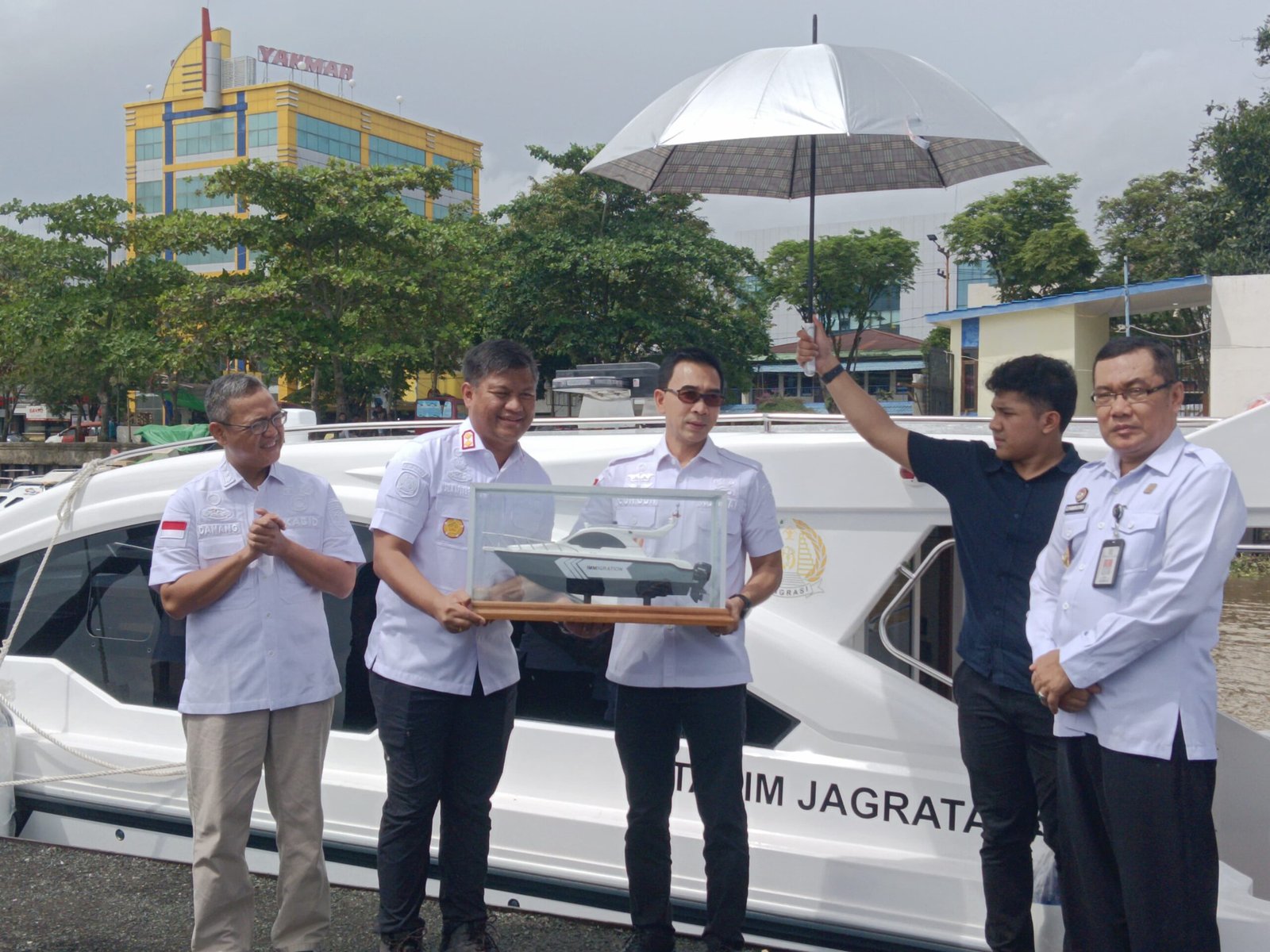 Kantor Imigrasi Samarinda Luncurkan Kapal Patroli Patarim Jagratara untuk Perkuat Pelayanan dan Pengawasan