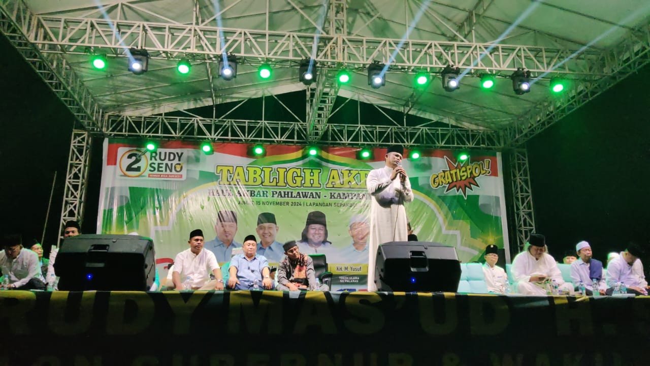 Calon Gubernur Rudy Mas’ud Gelar Kampanye Religi Dihadiri Ribuan Jama’ah