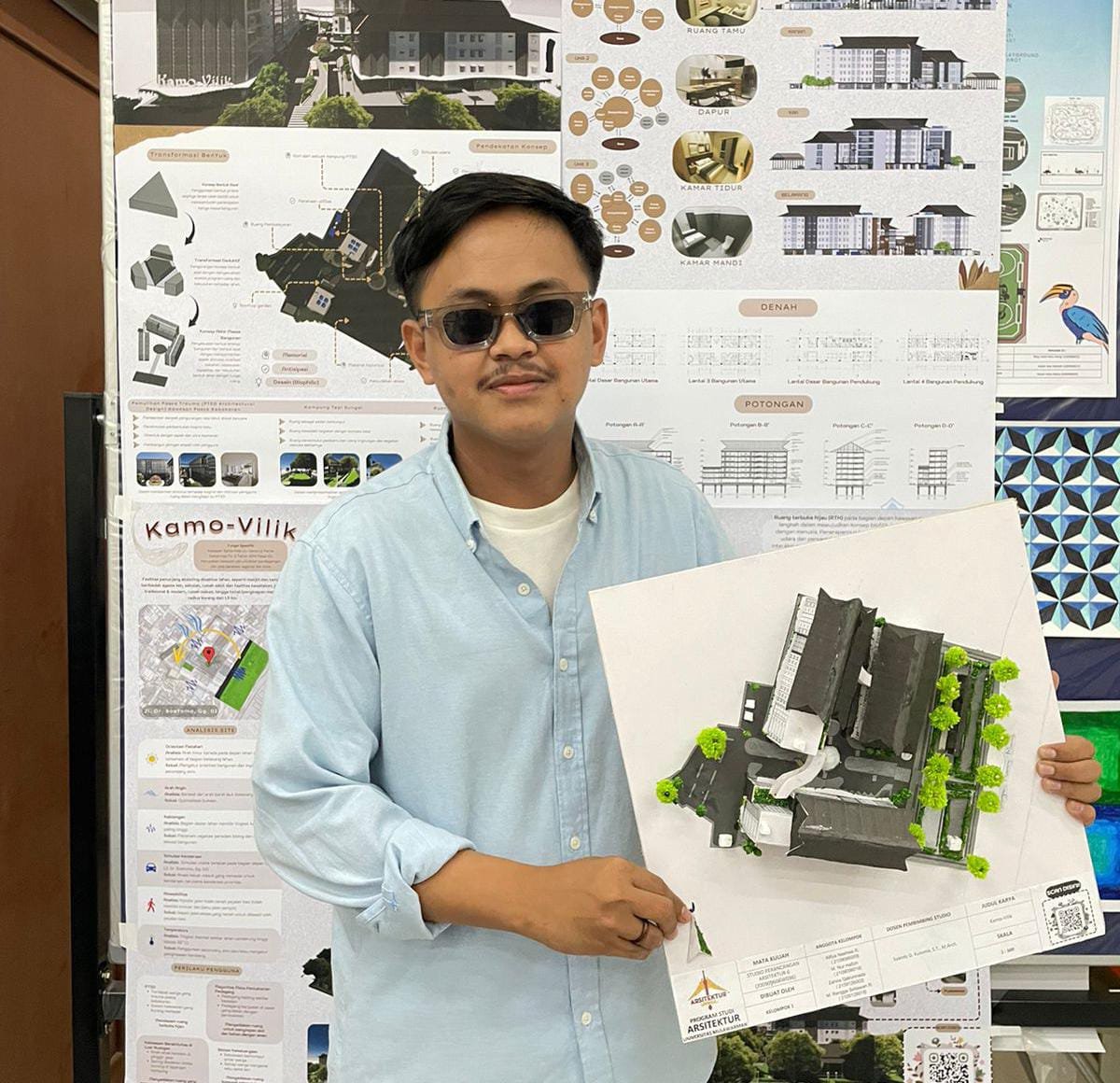 Mahasiswa Arsitektur UNMUL Rancang Kawasan Bekas Kebakaran di Sutomo dengan Pendekatan Pasca Trauma